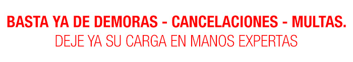 BASTA YA DE DEMORAS - CANCELACIONES - MULTAS